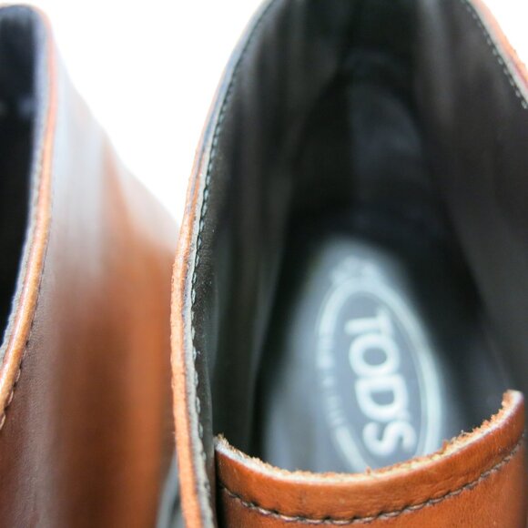 Tod\'s 6 Leather Dress Chukka Boots Comfort Dress Footwear Shoes Men\'s 7 M